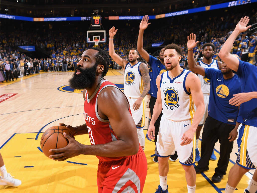库里狂飙掀翻火箭，勇士全队化身罗宾火力全开！